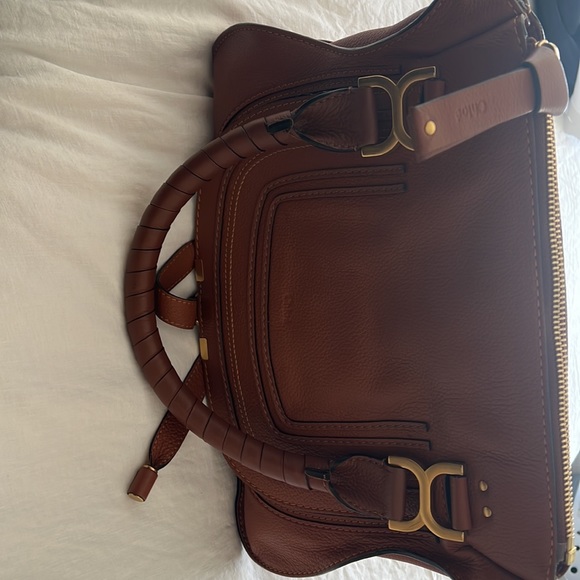 Chloe Marcie medium zip leather satchel - Picture 4 of 12